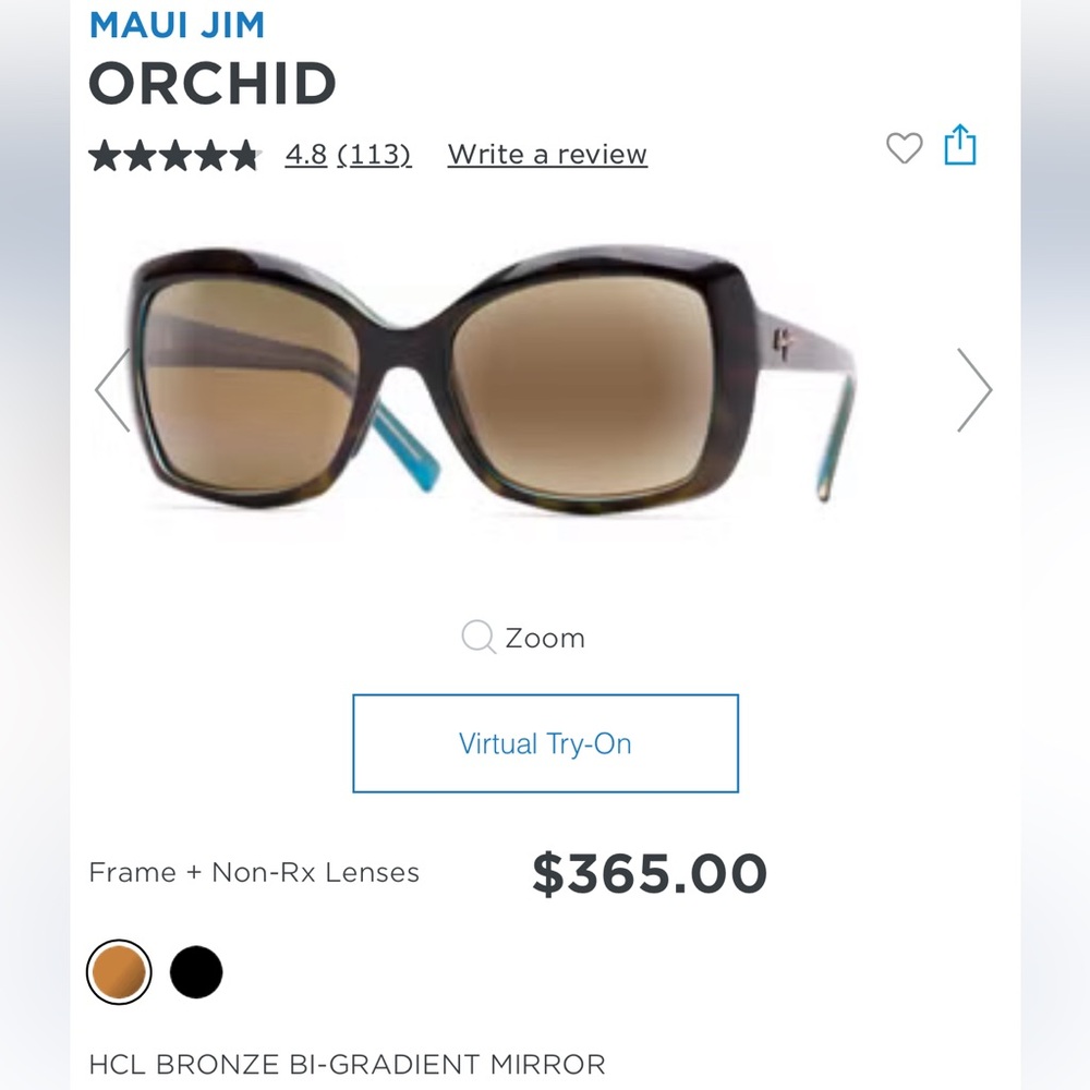 FREE w bundle -Maui Jim Tortoise Sunglasses